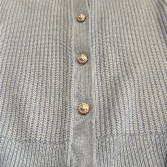 Abercrombie & Fitch Light Blue Cardigan / Sweater - Picture 4 of 5